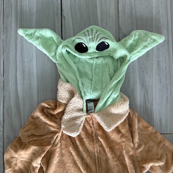 Baby Yoda Union Suit Costume Star Wars The Mandalorian Sz 2X Adult Christmas - Picture 2 of 9